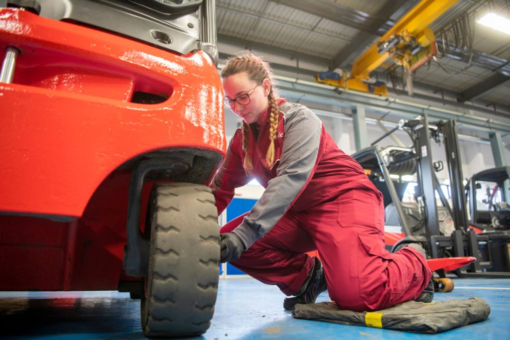 Elevex spring forklift maintenance